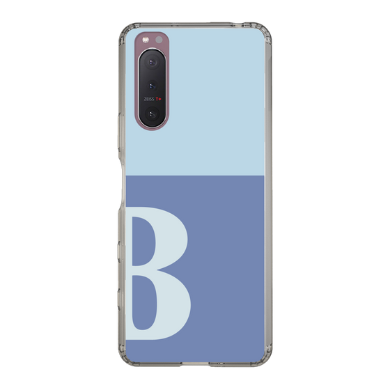 Slim Protection Case［ Original - initial two tone - B blue ］