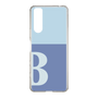 Slim Protection Case［ Original - initial two tone - B blue ］