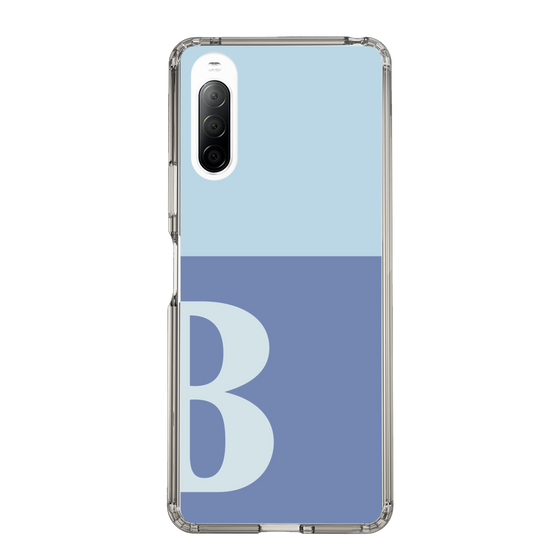 Slim Protection Case［ Original - initial two tone - B blue ］