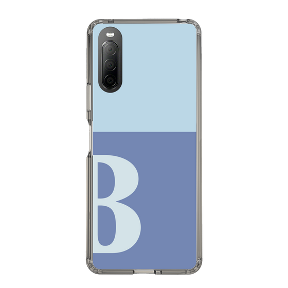 Slim Protection Case［ Original - initial two tone - B blue ］