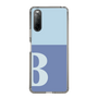 Slim Protection Case［ Original - initial two tone - B blue ］