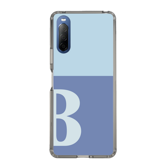 Slim Protection Case［ Original - initial two tone - B blue ］