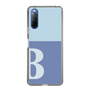 Slim Protection Case［ Original - initial two tone - B blue ］