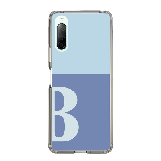 Slim Protection Case［ Original - initial two tone - B blue ］