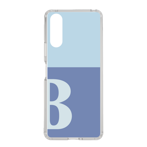Slim Protection Case［ Original - initial two tone - B blue ］