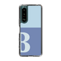 Slim Protection Case［ Original - initial two tone - B blue ］