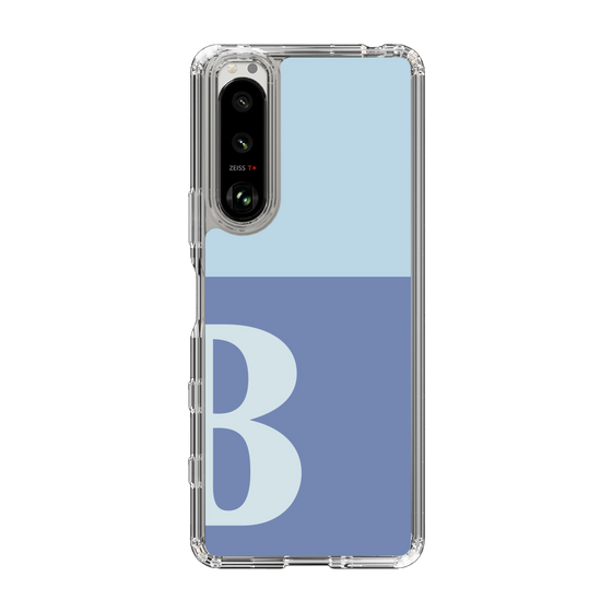 Slim Protection Case［ Original - initial two tone - B blue ］