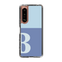 Slim Protection Case［ Original - initial two tone - B blue ］