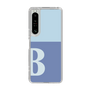 Slim Protection Case［ Original - initial two tone - B blue ］