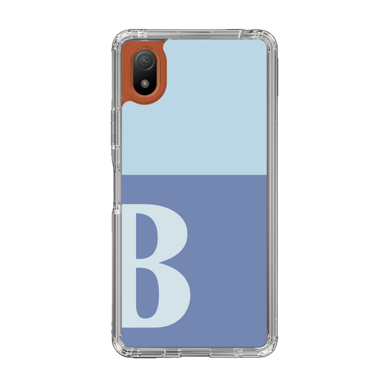 Slim Protection Case［ Original - initial two tone - B blue ］