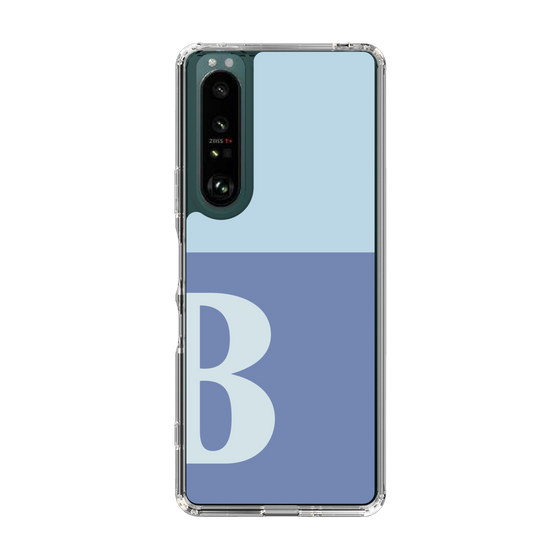 Slim Protection Case［ Original - initial two tone - B blue ］