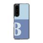 Slim Protection Case［ Original - initial two tone - B blue ］