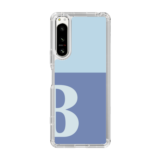 Slim Protection Case［ Original - initial two tone - B blue ］