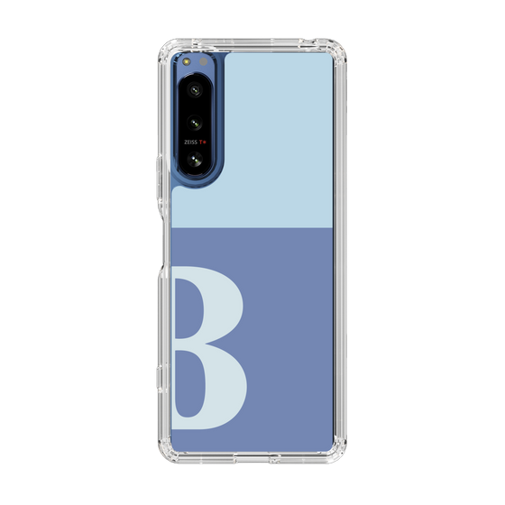 Slim Protection Case［ Original - initial two tone - B blue ］