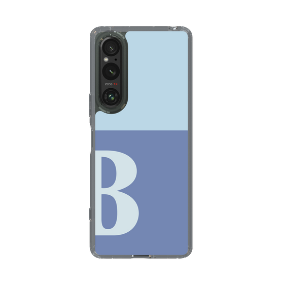 Slim Protection Case［ Original - initial two tone - B blue ］