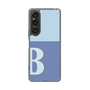 Slim Protection Case［ Original - initial two tone - B blue ］
