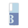 Slim Protection Case［ Original - initial two tone - B blue ］
