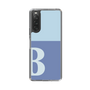 Slim Protection Case［ Original - initial two tone - B blue ］