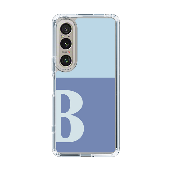 Slim Protection Case［ Original - initial two tone - B blue ］
