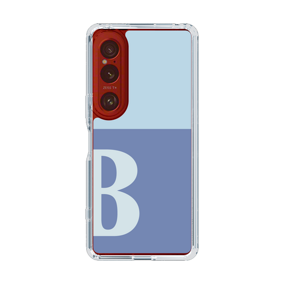 Slim Protection Case［ Original - initial two tone - B blue ］