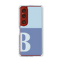 Slim Protection Case［ Original - initial two tone - B blue ］