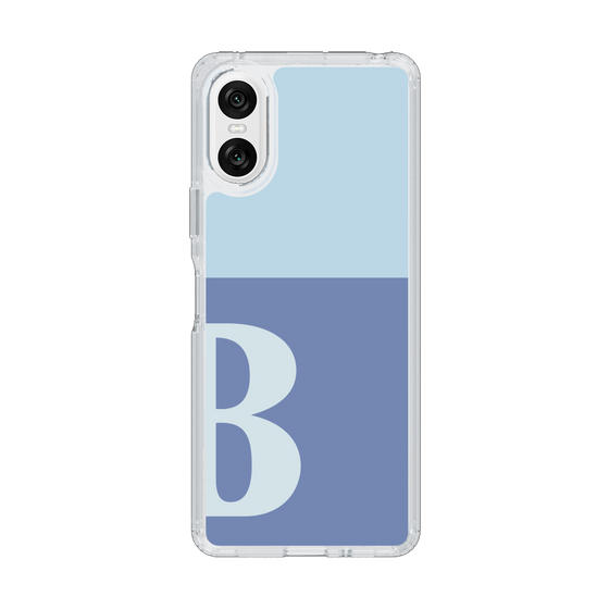 Slim Protection Case［ Original - initial two tone - B blue ］
