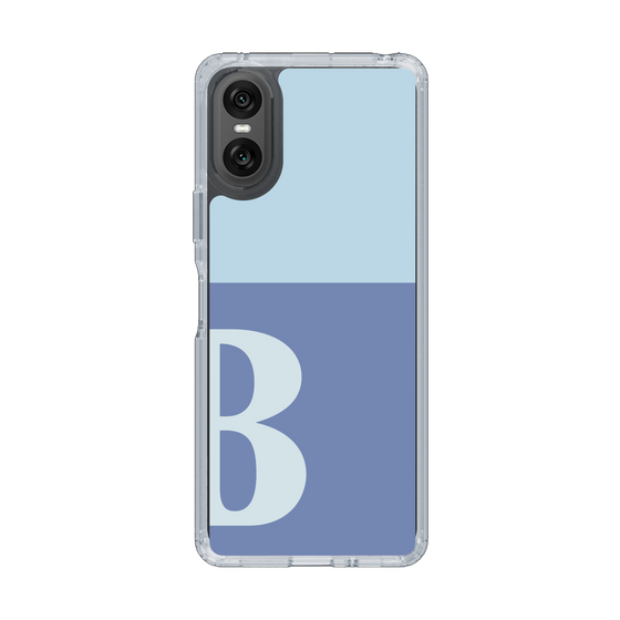Slim Protection Case［ Original - initial two tone - B blue ］