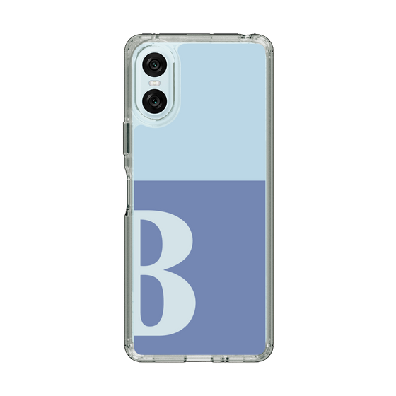 Slim Protection Case［ Original - initial two tone - B blue ］