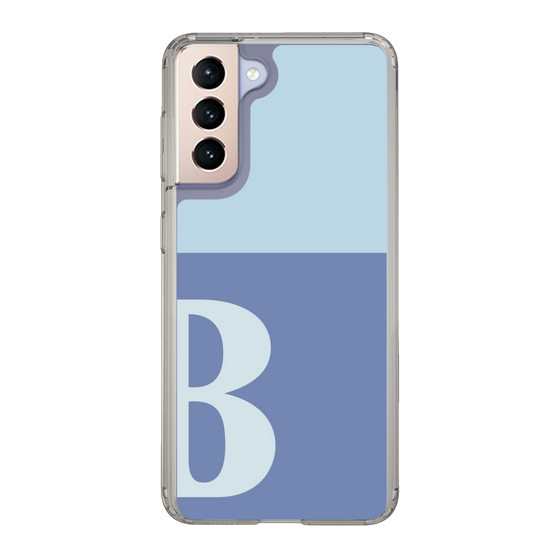 Slim Protection Case［ Original - initial two tone - B blue ］