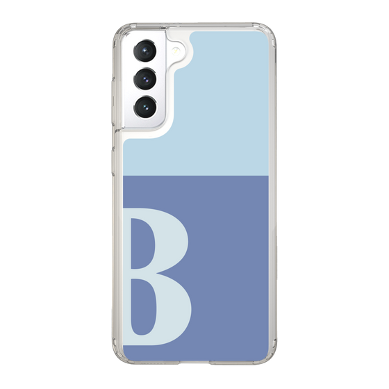 Slim Protection Case［ Original - initial two tone - B blue ］