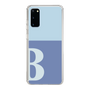 Slim Protection Case［ Original - initial two tone - B blue ］