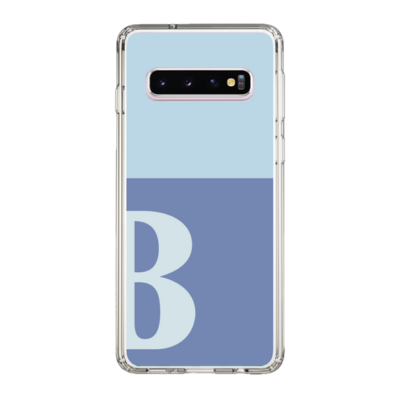 Slim Protection Case［ Original - initial two tone - B blue ］