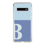 Slim Protection Case［ Original - initial two tone - B blue ］