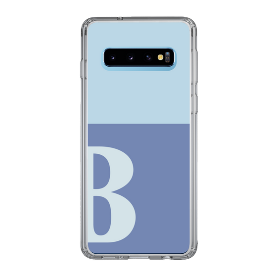 Slim Protection Case［ Original - initial two tone - B blue ］