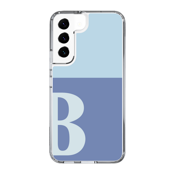 Slim Protection Case［ Original - initial two tone - B blue ］