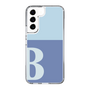Slim Protection Case［ Original - initial two tone - B blue ］