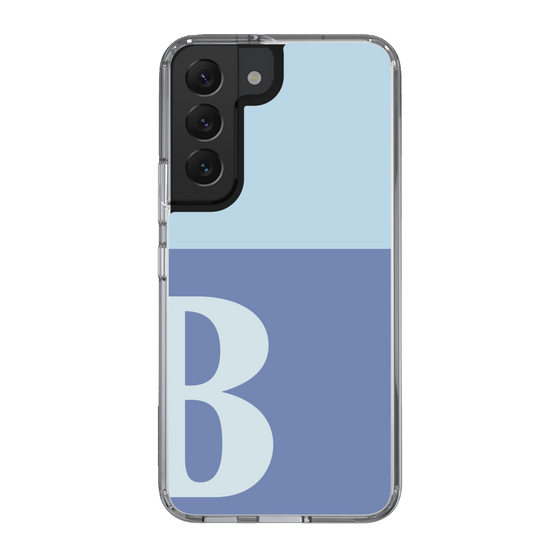 Slim Protection Case［ Original - initial two tone - B blue ］