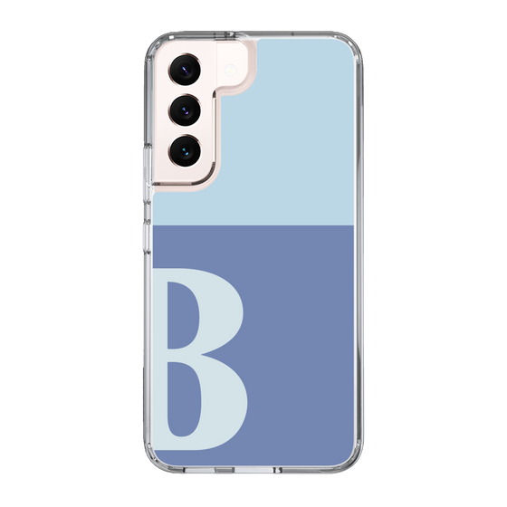Slim Protection Case［ Original - initial two tone - B blue ］