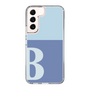 Slim Protection Case［ Original - initial two tone - B blue ］