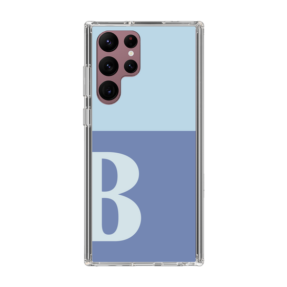 Slim Protection Case［ Original - initial two tone - B blue ］