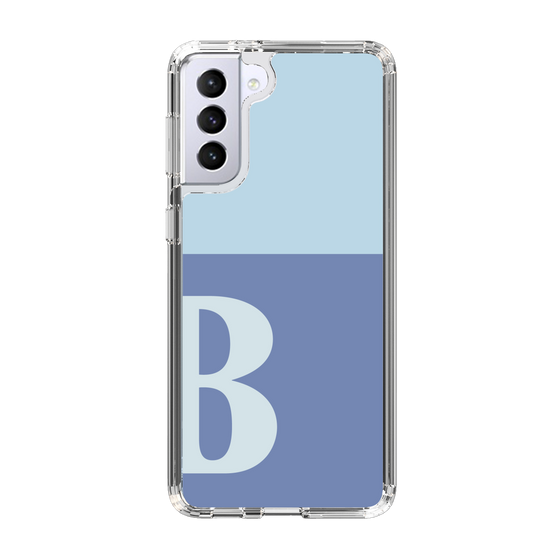 Slim Protection Case［ Original - initial two tone - B blue ］