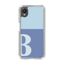 Slim Protection Case［ Original - initial two tone - B blue ］