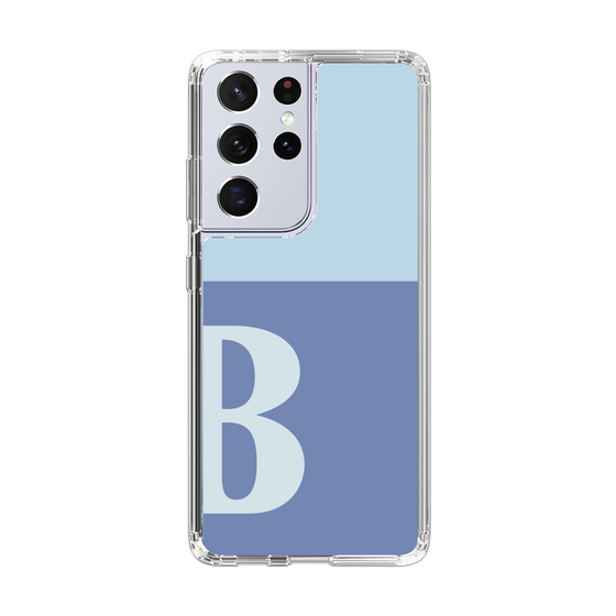 Slim Protection Case［ Original - initial two tone - B blue ］