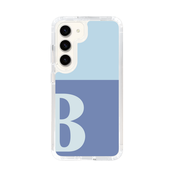 Slim Protection Case［ Original - initial two tone - B blue ］
