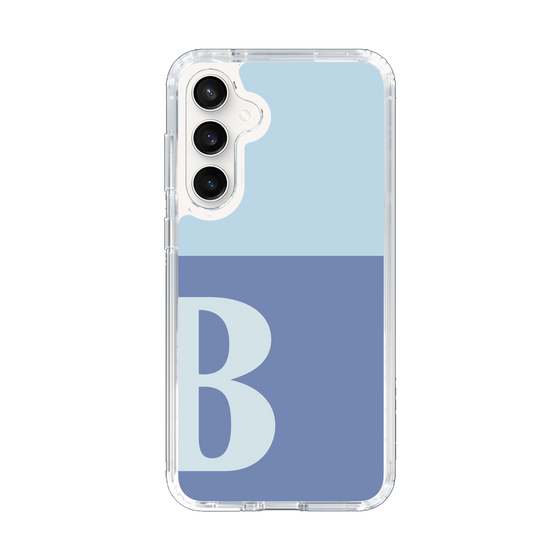 Slim Protection Case［ Original - initial two tone - B blue ］