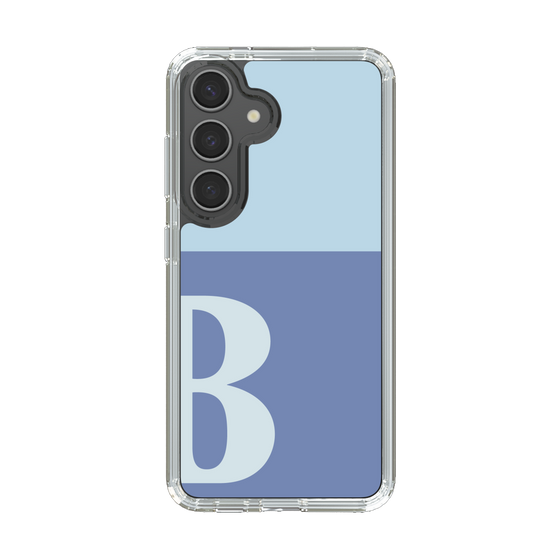 Slim Protection Case［ Original - initial two tone - B blue ］
