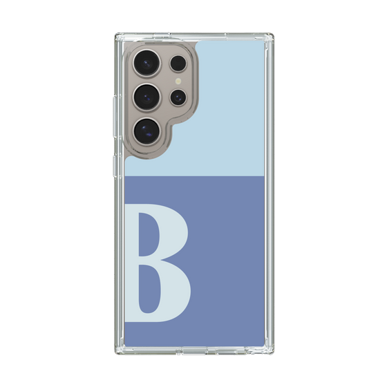 Slim Protection Case［ Original - initial two tone - B blue ］