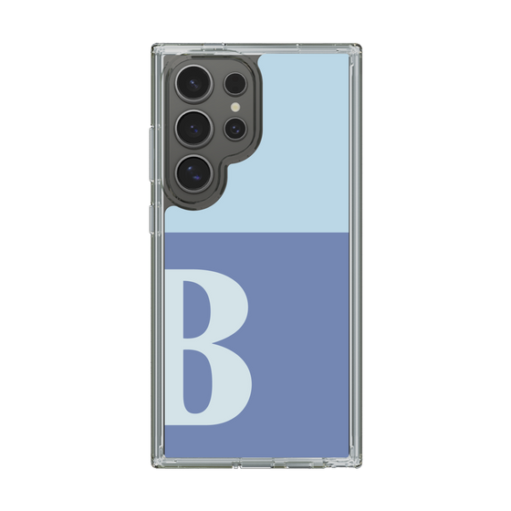 Slim Protection Case［ Original - initial two tone - B blue ］