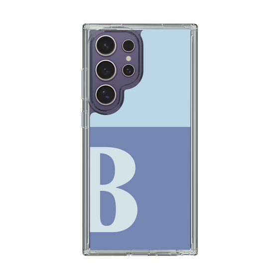Slim Protection Case［ Original - initial two tone - B blue ］