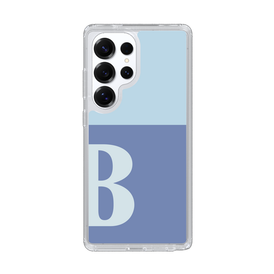 Slim Protection Case［ Original - initial two tone - B blue ］